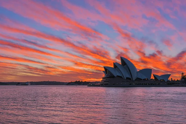 Sydney Opera House Sydney Australia al amanecer — Foto de Stock