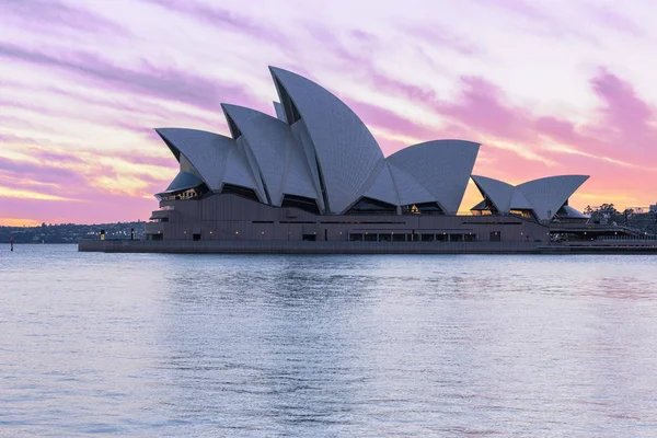 Sydney Opera House Sydney Australia al amanecer — Foto de Stock