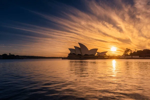 Sydney Opera House Sydney Australia al amanecer — Foto de Stock