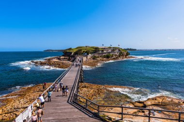 Ada Sur La Perouse Sydney Avustralya'da çıplak.