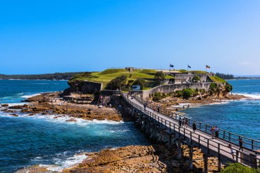 Bare Island Fortification in La Perouse Sydney Australia. clipart