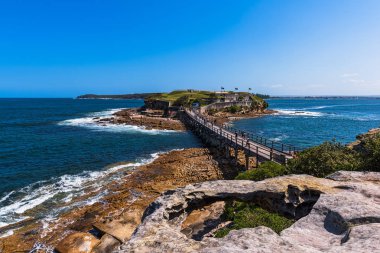 Ada Sur La Perouse Sydney Avustralya'da çıplak.