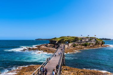 Ada Sur La Perouse Sydney Avustralya'da çıplak.