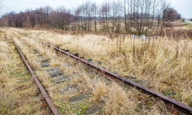 eski terk edilmiş tren