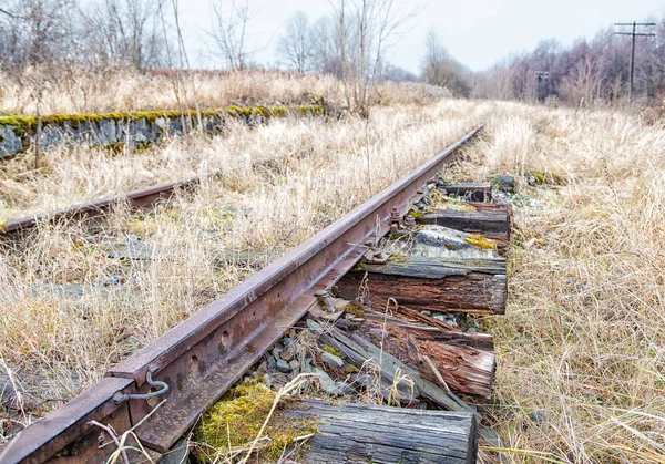 Ancien chemin de fer abandonné — Photo