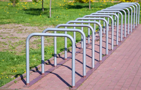 Parking space for bicycles — Stock Photo, Image