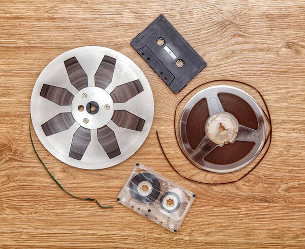 Nastro e bobina per cassette — Foto Stock