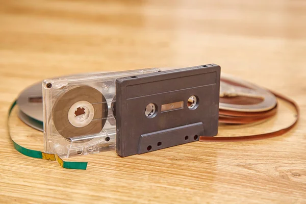 Cassettes bande et bobine — Photo