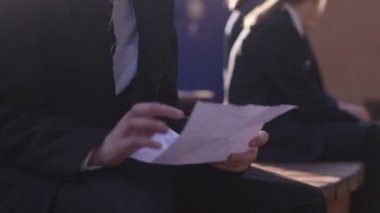 Endişeli okullu çocuk