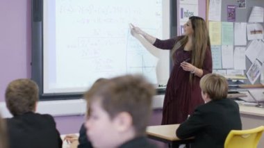 students asking questions