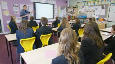 students asking questions