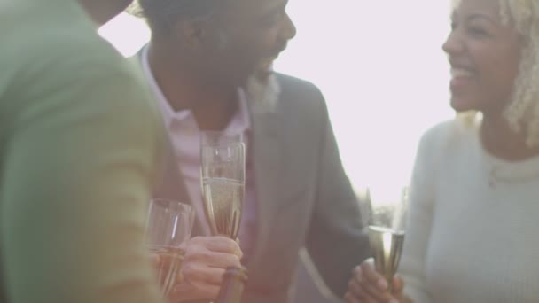 Champagne à boire en famille — Video