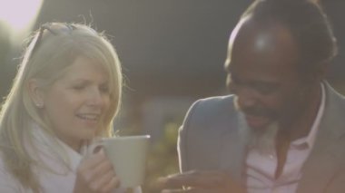 bahçede vakit Çift