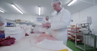 Kasaplar et fabrikasında çalışmaya