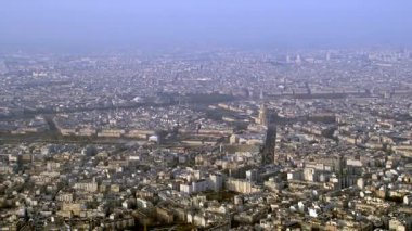 4 k gündüz, Paris'in panoramik havadan görünümü