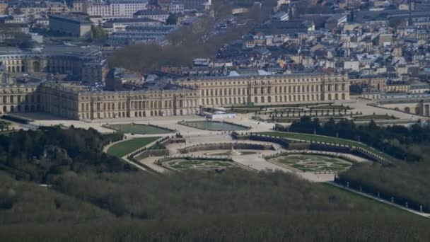 Aerial View Palace Versailles Landscaped Gardens Video By C Hotelfoxtrot Stock Footage 178824354
