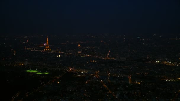 Paris Março 2017 Vista Aérea Panorâmica Paris Com Hotel National — Vídeo de Stock