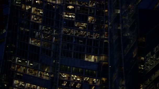 London Februar 2017 Luftaufnahme Des Ikonischen Londoner Wolkenkratzers Shard Das — Stockvideo