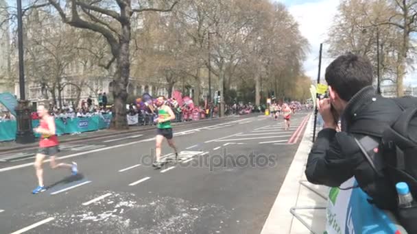 London Anglia Egyesült Királyság 2016 Hogy Felvidította Tömeg 2016 Londoni — Stock videók