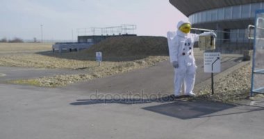 4 k komik astronot yapmaya çalışıyorum Dünya'ya döndü irtibat telefonu