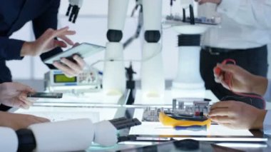 4 k teknik tasarım ekibi işbirliği modern laboratuvar robot İnşaat