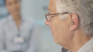 sağırlık olması ile 4 k olgun adam için Merhaba teknoloji işitme cihazı monte