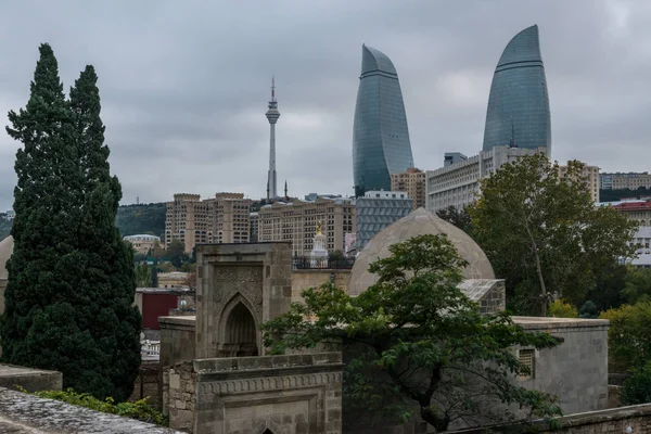 Moderní Věž Baku — Stock fotografie