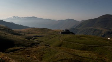 Gürcistan 'daki dağ manzarası