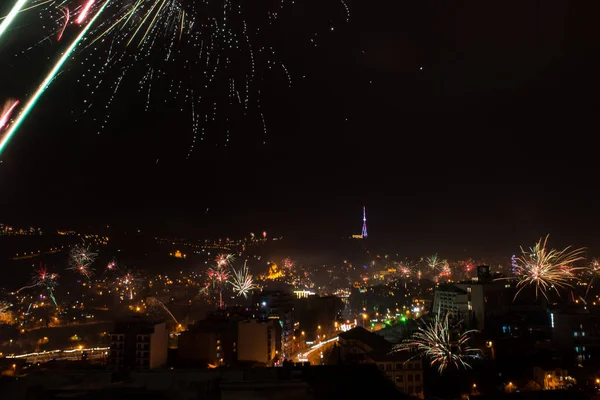 Yeni yıl Tiflis'te gece