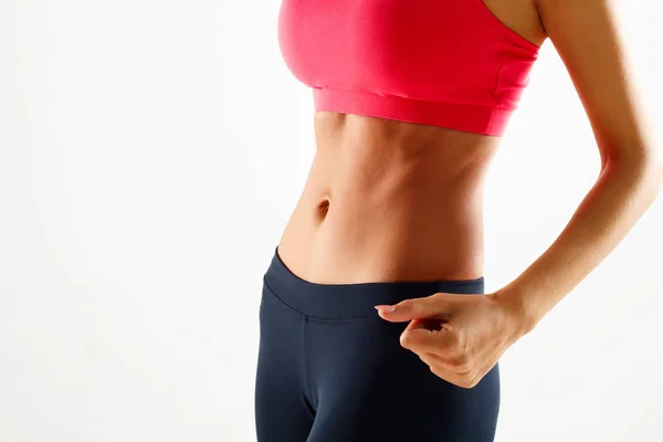 Picture of beautiful sporty woman's waist — Stock Photo, Image