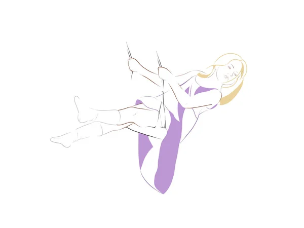 kız o salıncak çizimi