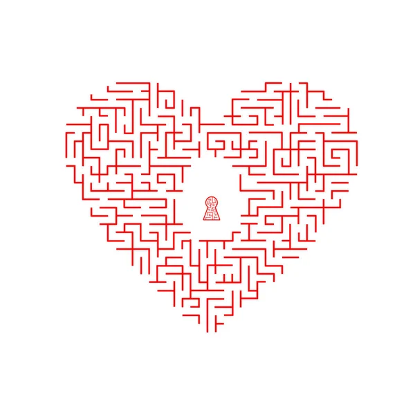 Sevgililer Günü'labirent ' nın kalbinde çizimi