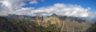 Yüksek üzerinde görüntülemek Tatra Dağları, Slovakya, Avrupa