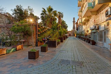 Antalya şehir antik cadde.