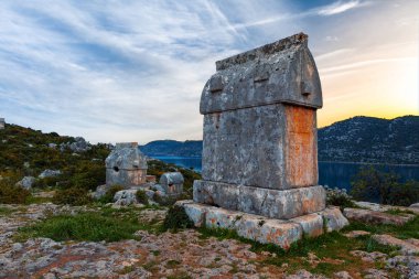 Kaleköy Likya mezar. Simena.