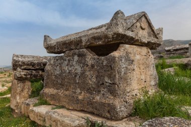 Antik kent, Hierapolis Pamukkale, Türkiye yakın kalıntıları