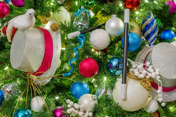 Albero di Natale decorato — Foto Stock