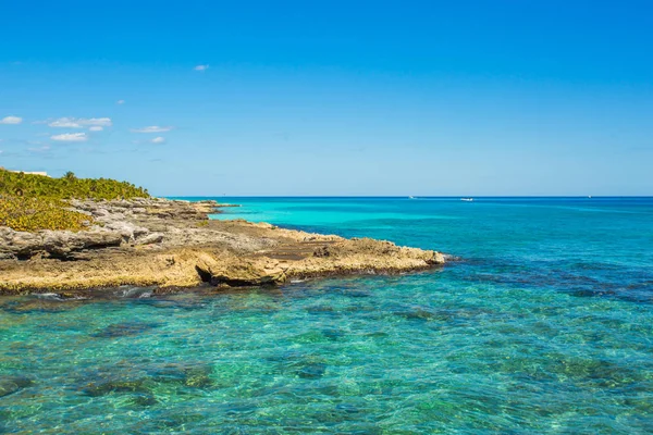 Caribbean beach in Mexico — Stock Photo, Image