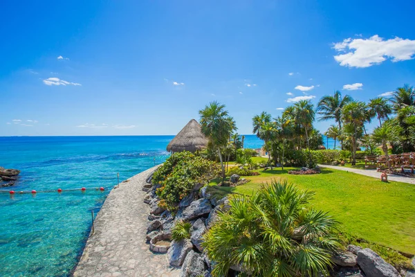 Praia do Caribe no México — Fotografia de Stock