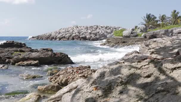 Meksika Karayipler beach — Stok video