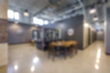 Konferans odası iç arka plan bulanık