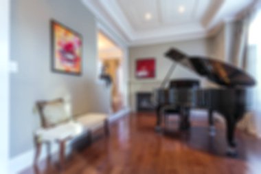Bulanık arka plan salon iç