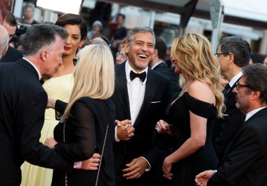 George Clooney, Julia Roberts, Amal Clooney