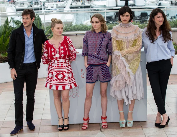 Stephanie Sokolinski, Stephanie di Giusto, Gaspard Ulliel, Melanie Thierry, Lily Rose Depp — Stock Fotó