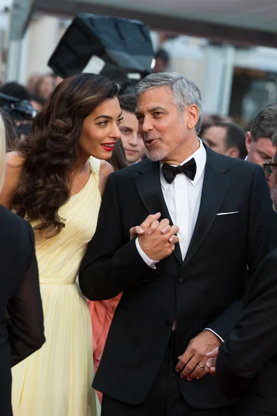 George Clooney, Clooney Amal — Foto de Stock