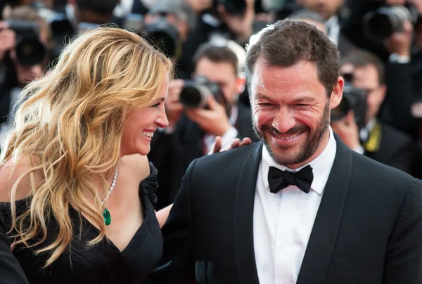 Dominic West, Julia Roberts — Zdjęcie stockowe