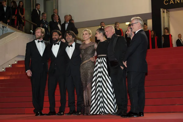 J. Krisch, S. M. Chancrin, D. Moschitto, Fatih Akin, Diane Kruger — Zdjęcie stockowe