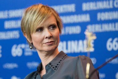 Cynthia Nixon 'A sessiz tutku' basın toplantısı katılır