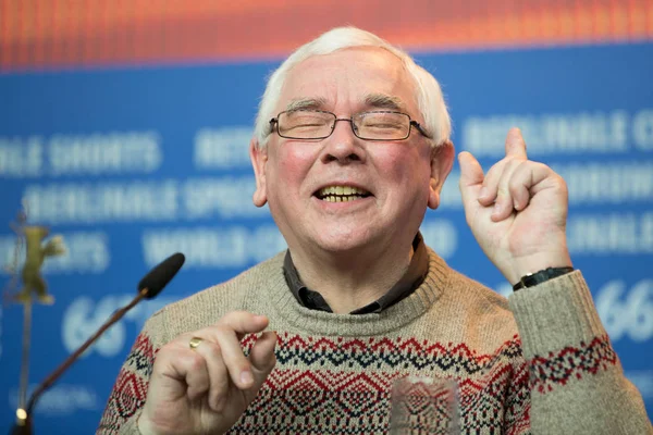 Terence Davies participa na conferência de imprensa "Uma Paixão Silenciosa" — Fotografia de Stock