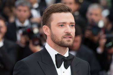 Justin Timberlake at Cannes Film Festival clipart